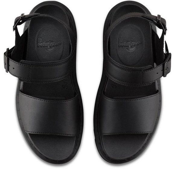 Dr Marten's Airwalk Voss Sandals Doc Martens Black - Picture 2 of 3